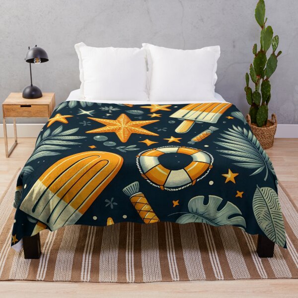 Item preview, Tropical Summer Vibes - Vibrant Beach Pattern designed and sold by Haji Kamora.