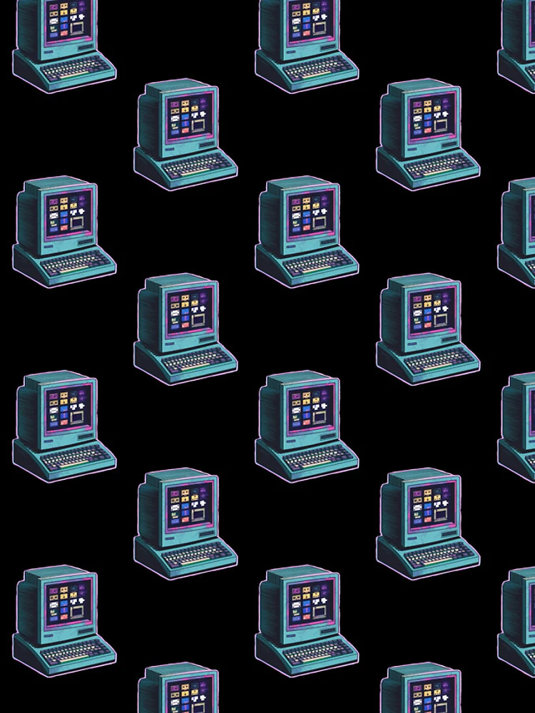 Thumbnail 4 of 4, iPhone Case, Old School Computer designed and sold by CosmicFreedom9.