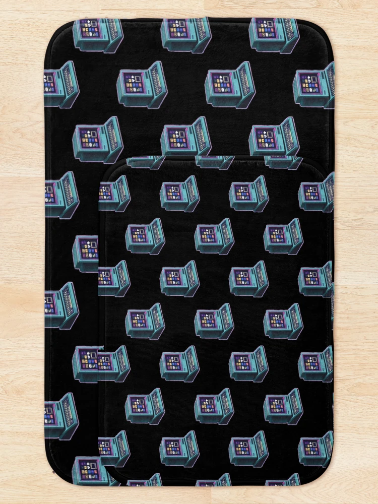 Thumbnail 5 of 6, Bath Mat, Old School Computer designed and sold by CosmicFreedom9.