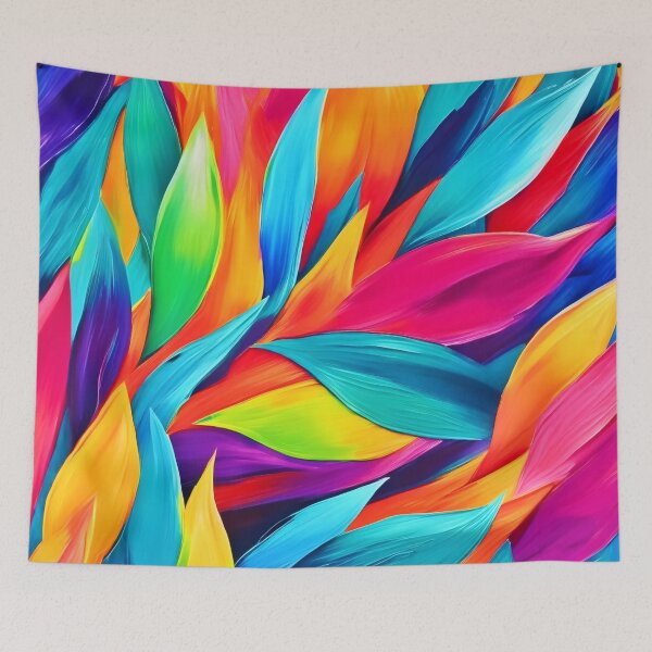 Item preview, Tropical Leaf Tapestry Painting designed and sold by Health And Fitness Posts e-Store.