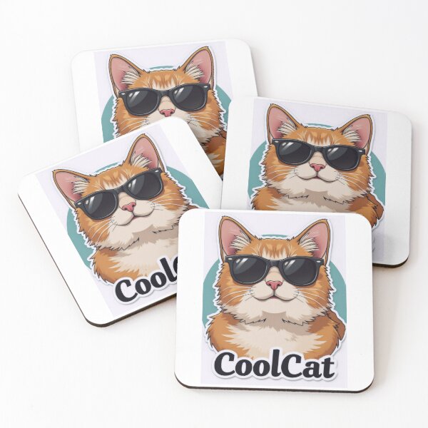 Item preview, Sunglasses Cat - Too Cool to Care designed and sold by ArtCreator2023.