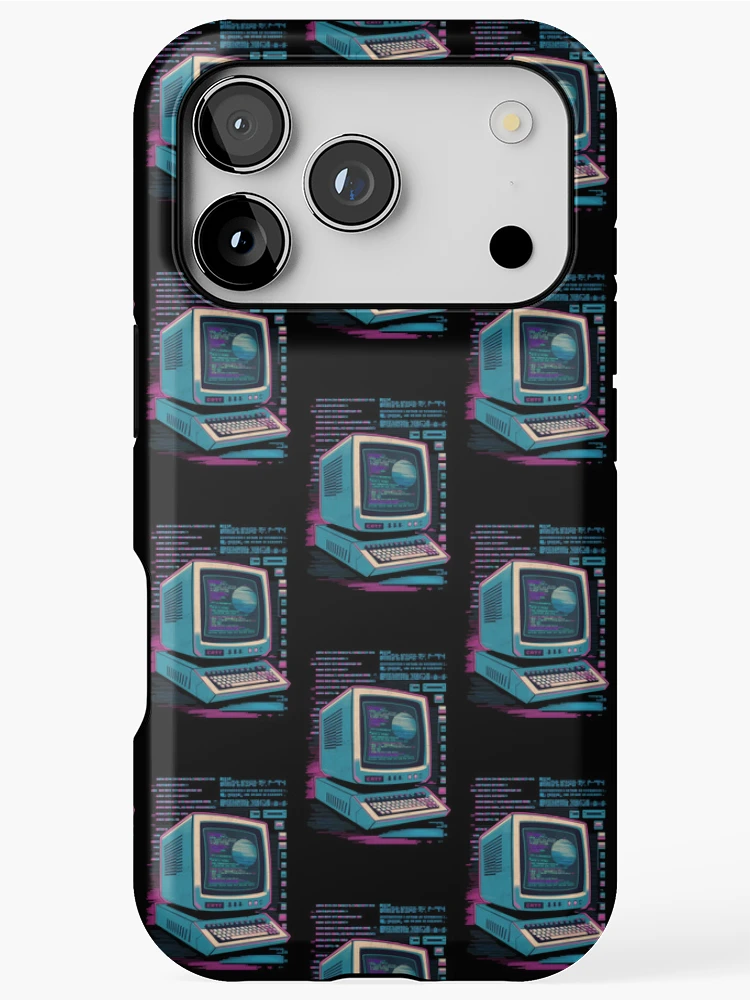 Thumbnail 1 of 4, iPhone Case, Old School Computer designed and sold by CosmicFreedom9.