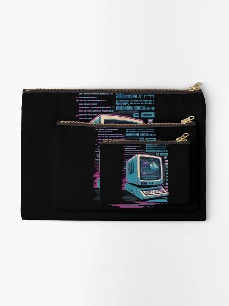 Thumbnail 2 of 4, Zipper Pouch, Old School Computer designed and sold by CosmicFreedom9.