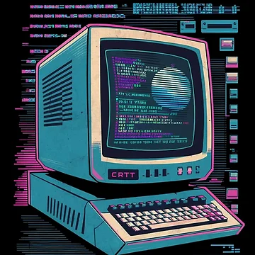 Artwork thumbnail, Old School Computer by CosmicFreedom9