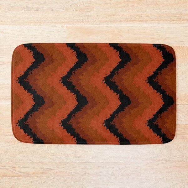 Item preview, Red Leaves Zig Zag designed and sold by ClearAndHappy.