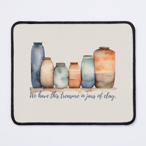 Item preview, We Have this Treasure in Jars of Clay Watercolor designed and sold by Neeshki.