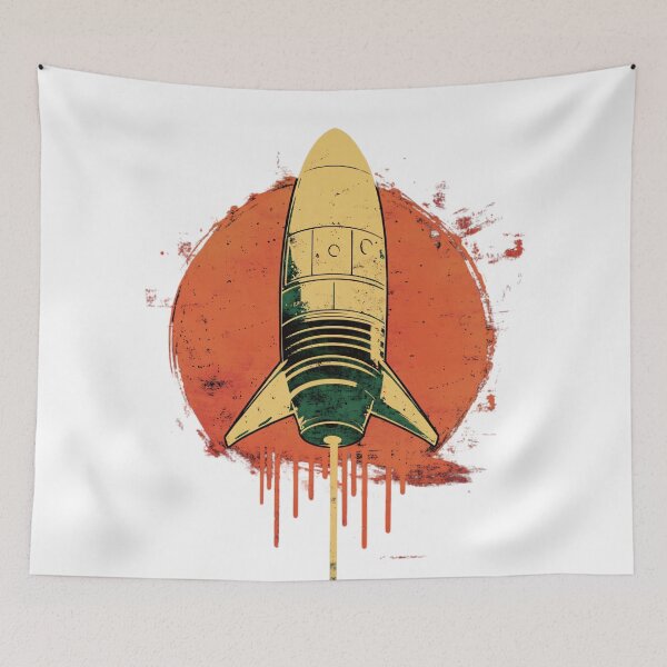 Item preview, Retro Rocket designed and sold by NomadicDreamer.