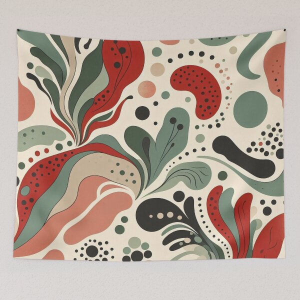 Item preview, Vibrant Abstract Seaweed Pattern designed and sold by Haji  Kamora.