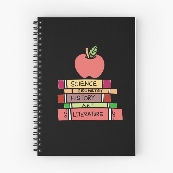 Item preview, An Apple Drawn Above a Stack of Books designed and sold by nada-art.