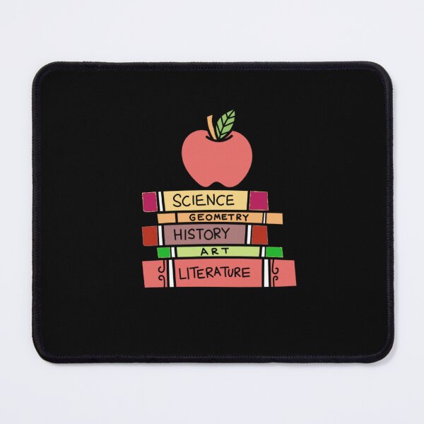 Item preview, An Apple Drawn Above a Stack of Books designed and sold by nada-art.