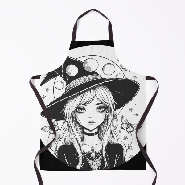 Item preview, Gothic Witch Circle shape black and white designed and sold by Moonde04.