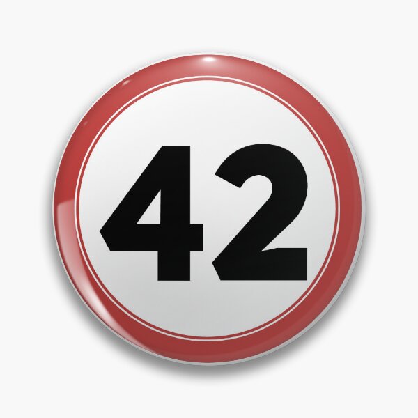 Item preview, Speed limit 42, happy 42nd birthday designed and sold by Wolagno.