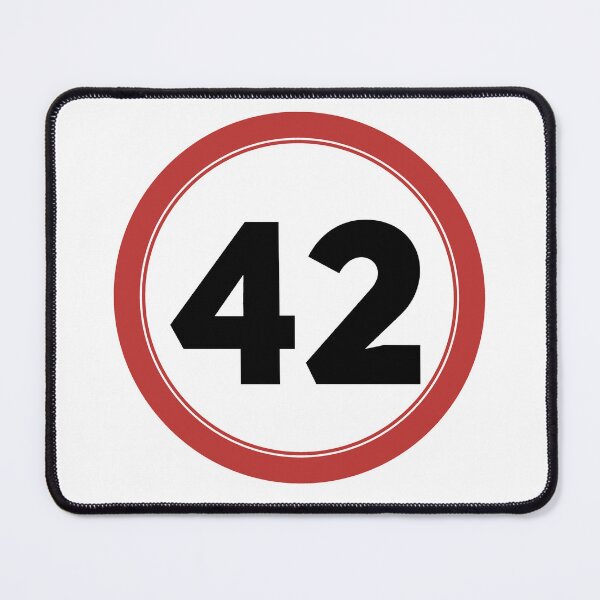 Item preview, Speed limit 42, happy 42nd birthday designed and sold by Wolagno.