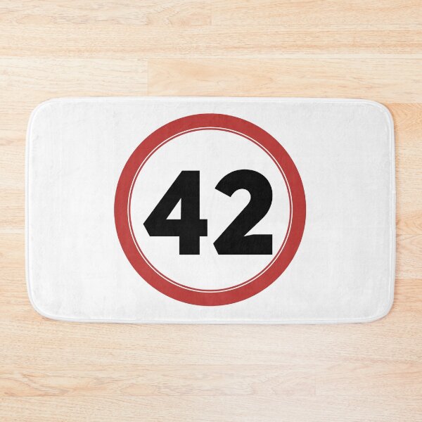 Item preview, Speed limit 42, happy 42nd birthday designed and sold by Wolagno.