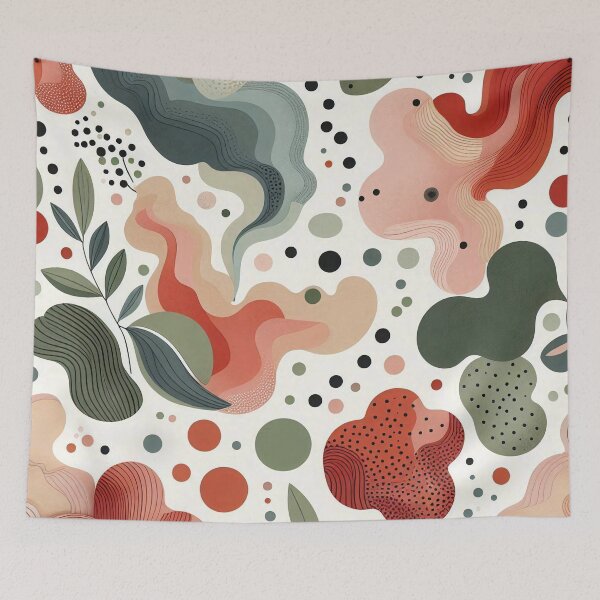 Item preview, Vibrant Abstract Seaweed Pattern designed and sold by Haji  Kamora.