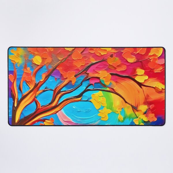 Item preview, Vibrant Tree of Life Painting designed and sold by Health And Fitness Posts e-Store.
