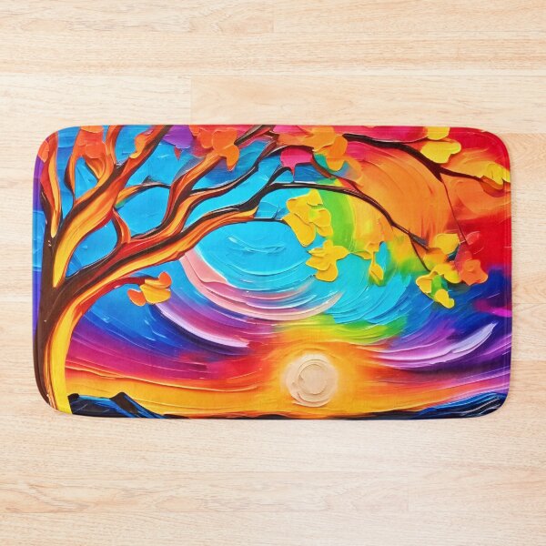 Item preview, Vibrant Tree of Life Painting designed and sold by Health And Fitness Posts e-Store.