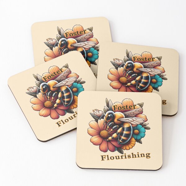 Item preview, Foster Flourishing: Bee & Bloom designed and sold by Dantin.