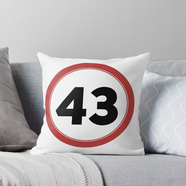 Artikelvorschau, Tempolimit bei 43, alles Gute zum 43. Geburtstag entworfen und verkauft von Wolagno.
