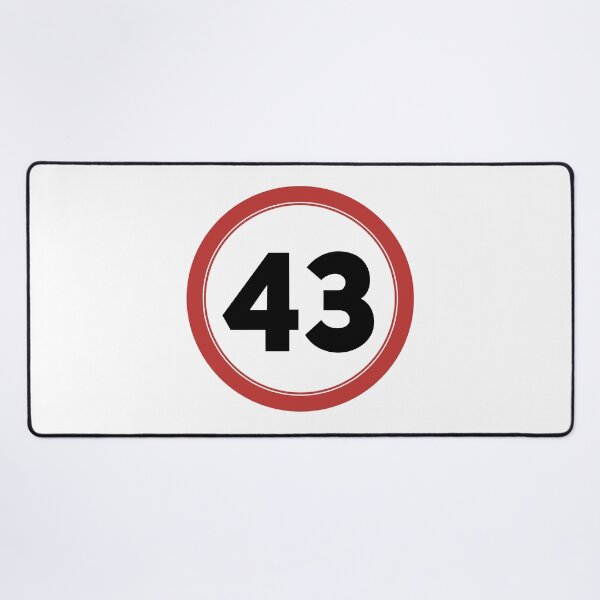 Item preview, Speed limit 43, happy 43rd birthday designed and sold by Wolagno.
