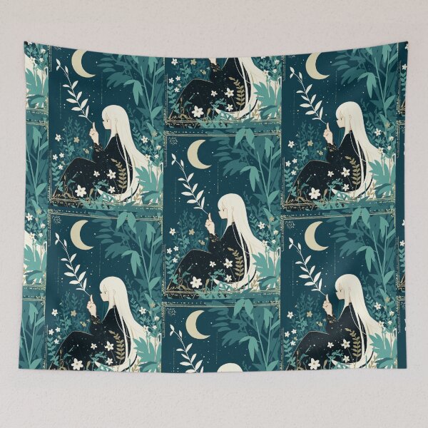 Item preview, Carta del tarot inspirada en el anime 'La Luna' designed and sold by MendaciousMina.