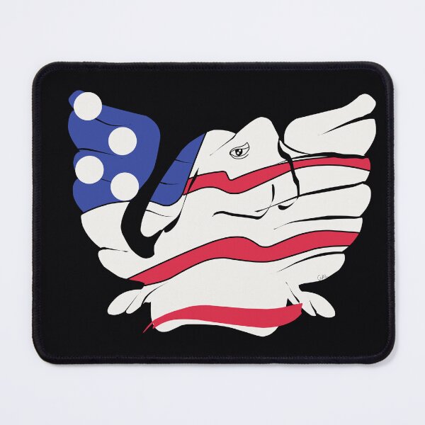 Item preview, Voting, patriotic elephant, patriotic day designed and sold by ALEFANTICA.