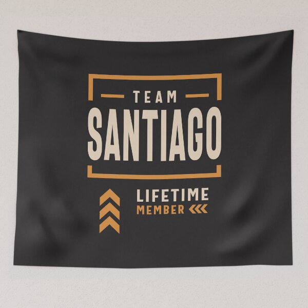 Item preview, Team Santiago Lifetime Member Funny Name Santiago designed and sold by cidolopez.