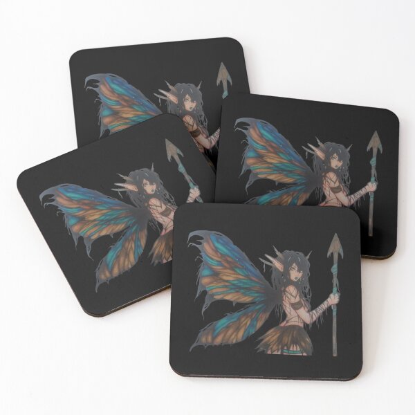 Item preview, Goth Fairy Drawing (Blue/Brown) designed and sold by BLTeesNmore.