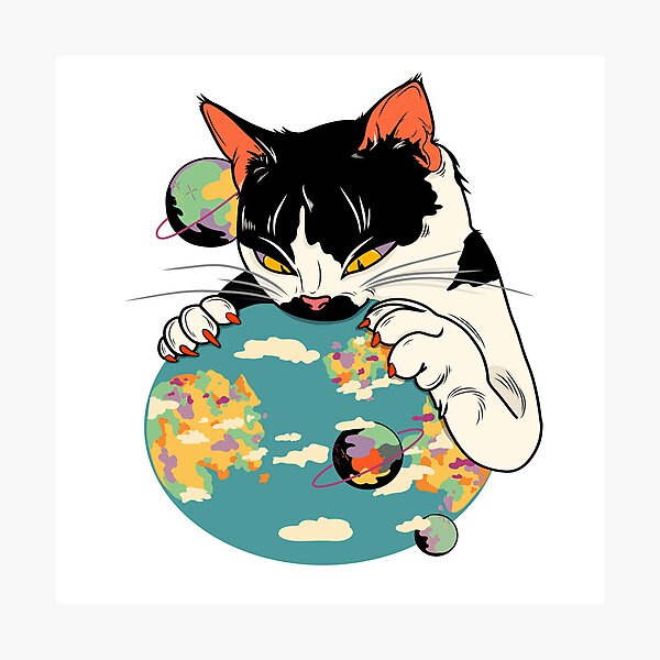 Item preview, Cat planet designed and sold by blank-a-rt.