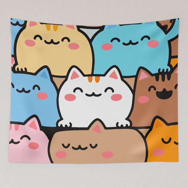 Item preview, Pyramid of Happy Cats: A Tower of Feline Joy designed and sold by Timegraf.