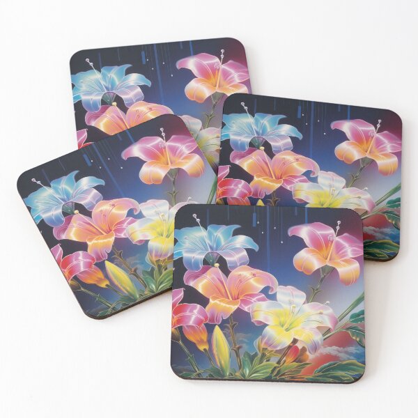 Item preview, flowers, airbrush designed and sold by Mauswohn.