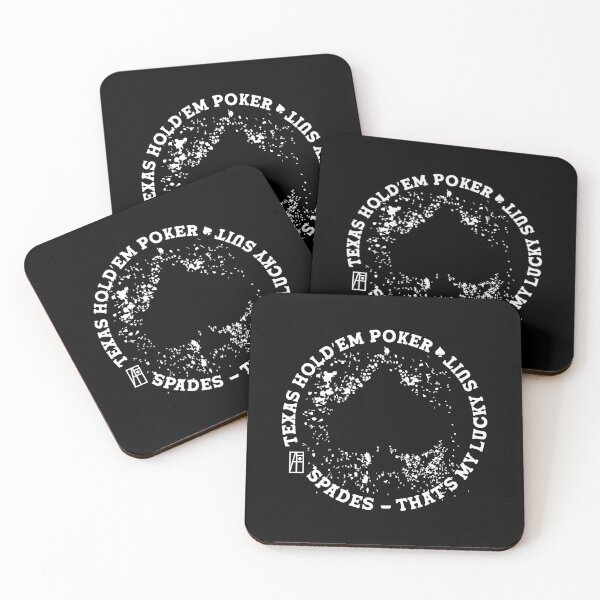 Item preview, GAME - POKER - TEXAS HOLDEM - Spades - That's my lucky suit - 3 designed and sold by ArtProjectShop.