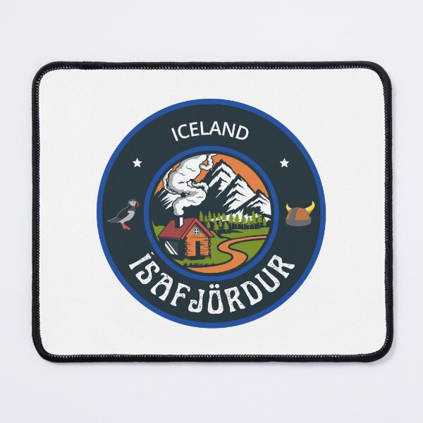 Item preview, Ísafjörður Iceland Blue Emblem designed and sold by World Designs.
