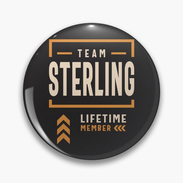 Artikelvorschau, Team Sterling Lebenslanges Mitglied Lustiger Name Sterling entworfen und verkauft von cidolopez.
