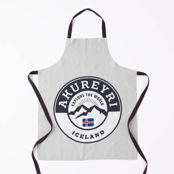 Item preview, Akureyri Iceland Black and White Crest designed and sold by World Designs.