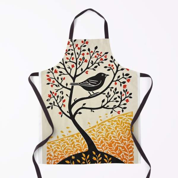 Item preview, Artistic Woodcut Birds on Simplified Backgrounds designed and sold by Piotrek0001.