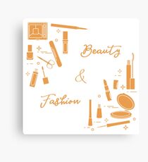 Decorative cosmetics. Accessories for nail care. Canvas Print