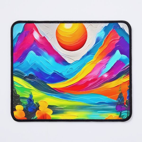 Item preview, Dreamy Mountain Majesty Painting designed and sold by Health And Fitness Posts e-Store.