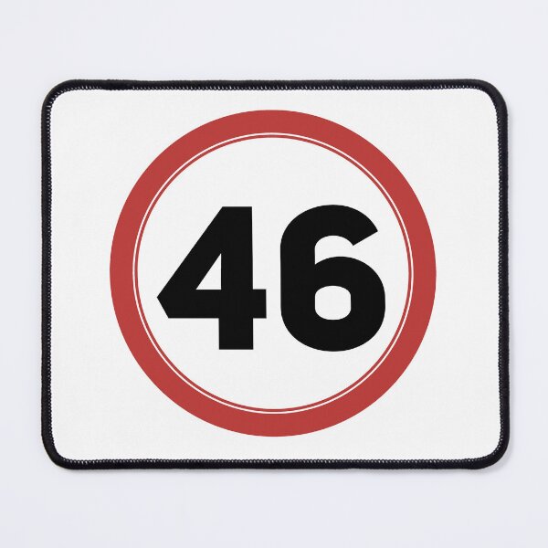 Item preview, Speed limit 46, happy 46th birthday designed and sold by Wolagno.