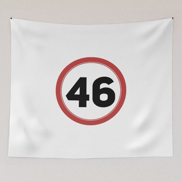 Item preview, Speed limit 46, happy 46th birthday designed and sold by Wolagno.