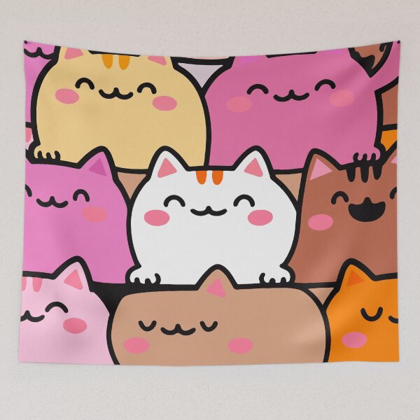 Item preview, Pyramid of Happy Cats: A Tower of Feline Joy designed and sold by Timegraf.