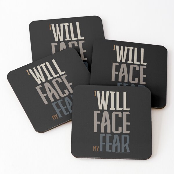 Item preview, Dune Movie Quote "I Will Face My Fear" designed and sold by chrisjamesflow.