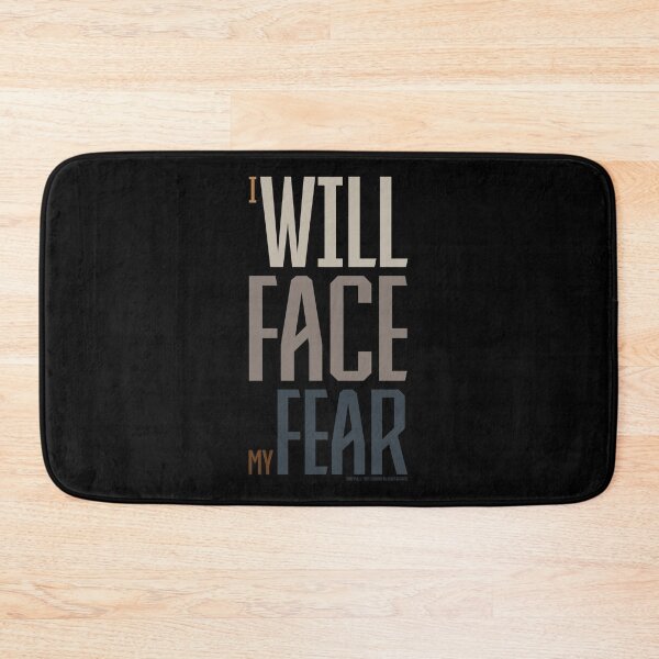Item preview, Dune Movie Quote "I Will Face My Fear" designed and sold by chrisjamesflow.