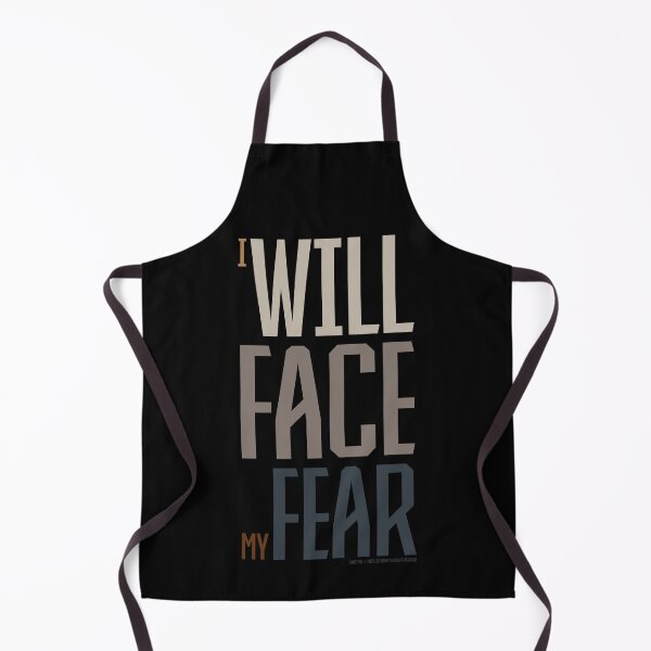 Item preview, Dune Movie Quote "I Will Face My Fear" designed and sold by chrisjamesflow.