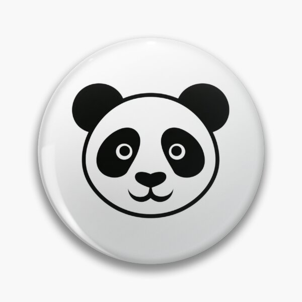 Item preview, "Minimalist Panda Head Silhouette" designed and sold by MyTshirtArt.