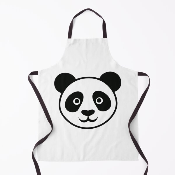 Item preview, "Minimalist Panda Head Silhouette" designed and sold by MyTshirtArt.