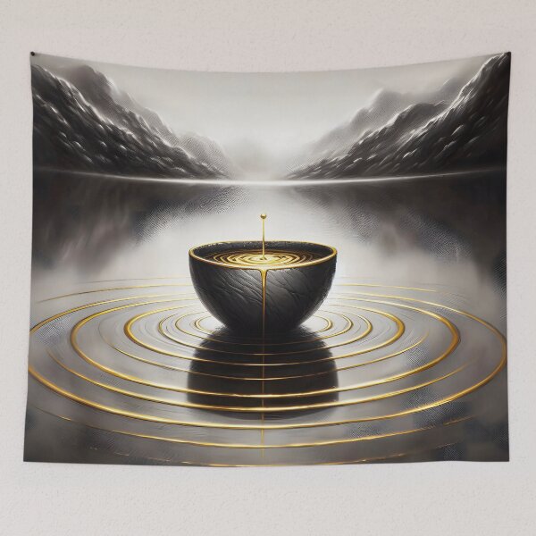 Item preview, Kintsugi Ripple, Ai Generated Art  designed and sold by ACC .