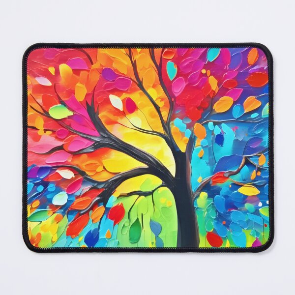 Item preview, Rainbow Tree of Life Painting designed and sold by Health And Fitness Posts e-Store.
