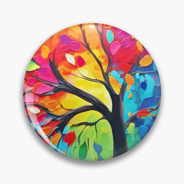Item preview, Rainbow Tree of Life Painting designed and sold by Health And Fitness Posts e-Store.