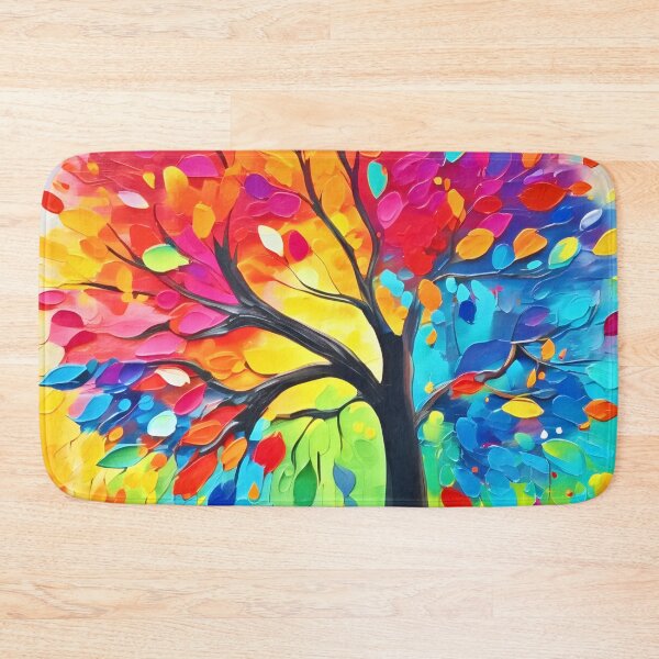 Item preview, Rainbow Tree of Life Painting designed and sold by Health And Fitness Posts e-Store.